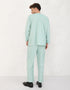 BAJU MELAYU PESAK MEGAT R/FIT (MINT GREEN)